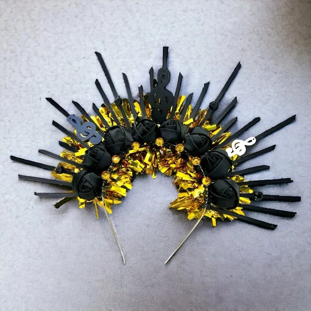 Unique Jazz Fest Headpiece – New One-of-a-Kind Music-Inspired Accessory!